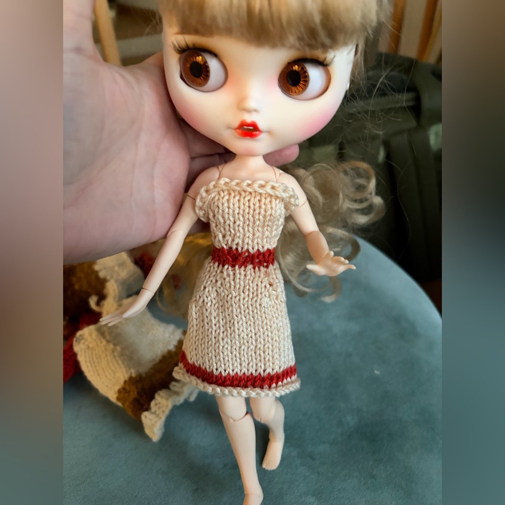 Blythe Doll Strapless Dress